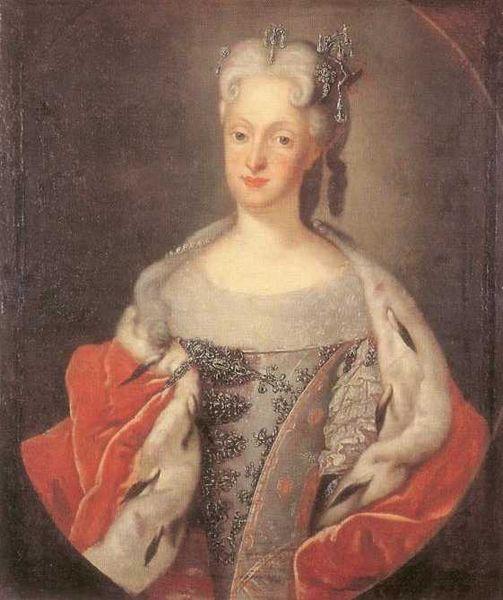 Israel Silvestre Portrait of Maria Josepha of Austria